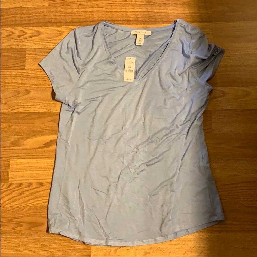 Blue Whitehouse Black Market top